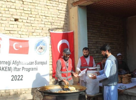 Afgan Kardeşlik Eğitim Merkezi’nde(TAKEM) Bugünkü İftar Yemeğimiz